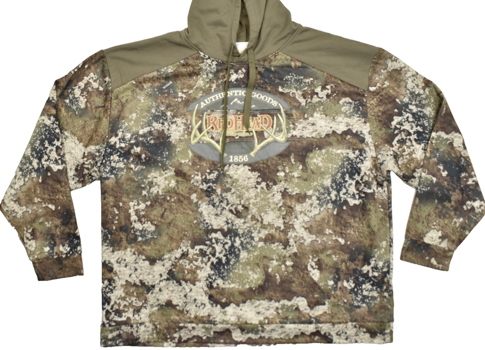 RedHead Men's 3XL Fleece Hoodie TrueTimber Strata Camo Pullover Graphic Logo